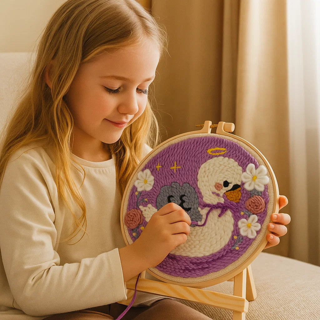 Calming Embroidery Kit for a Creative Break