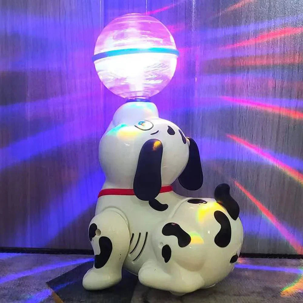 Interaktiver Spielzeughund mit leuchtendem Ball – Tänzendes Kinderspielzeug
