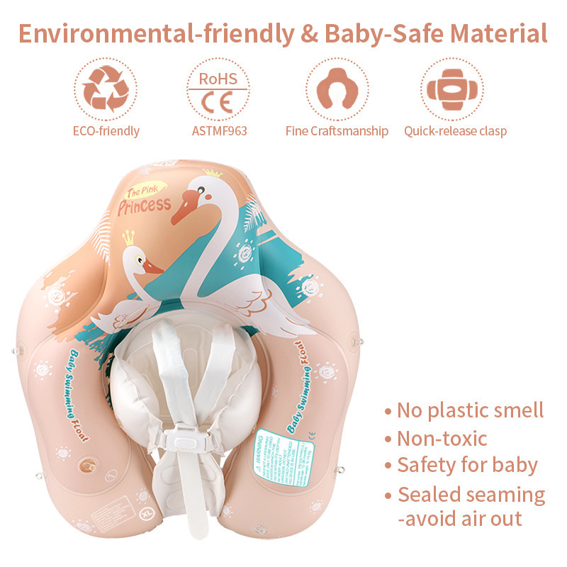 Aufblasbarer Schwimmring für Babys mit Sonnenschutzdach