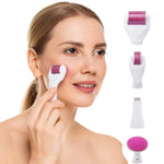 Mikronadel-Roller Set für Hautpflege – Anti-Aging mit Titan-Nadeln