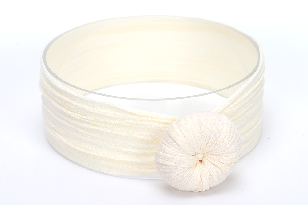 Knotenmuster Haarband für Mädchen – Weiches Baby Turban Stirnband