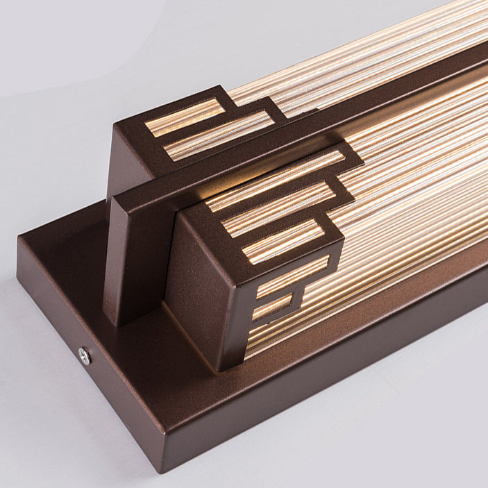 Elegante LED Außenwandleuchte mit Edelstahl und Glas