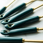Elegantes Edelstahl-Besteckset in Gold