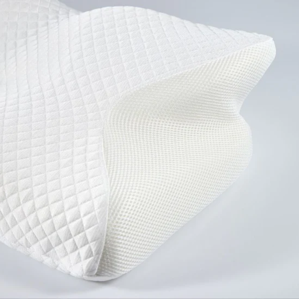 Ergonomic Sleeping Pillow | Optimal Support for Neck and Head | White