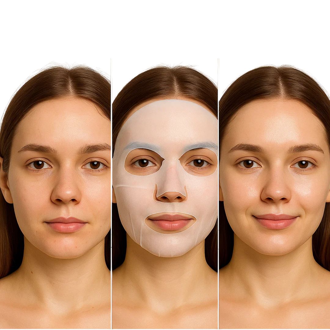 Collagen Gesichtsmaske aus Hydrogel – Nachtpflege für reife und trockene Haut
