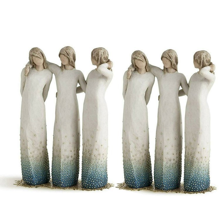 Herzliche Verbindung | Handgefertigte Figur der Freundschaft