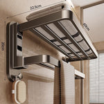 Compact Towel Holder with Suction Cups – Flexible and No Drilling Required