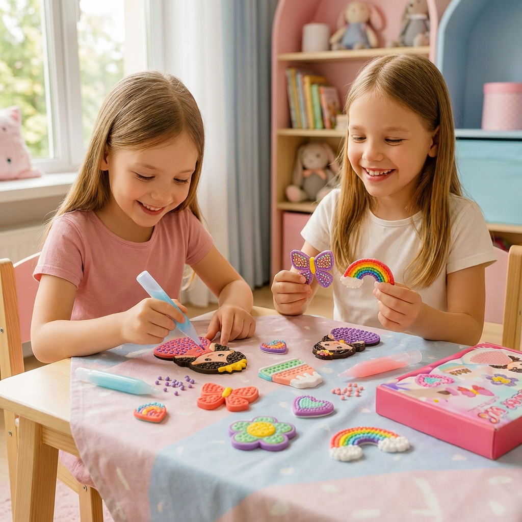 Perlenmalerei Set für Kinder – Kreatives DIY Bastelprojekt