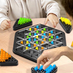 Faszination Dreieck: Strategisches Spiel mit Gummibändern