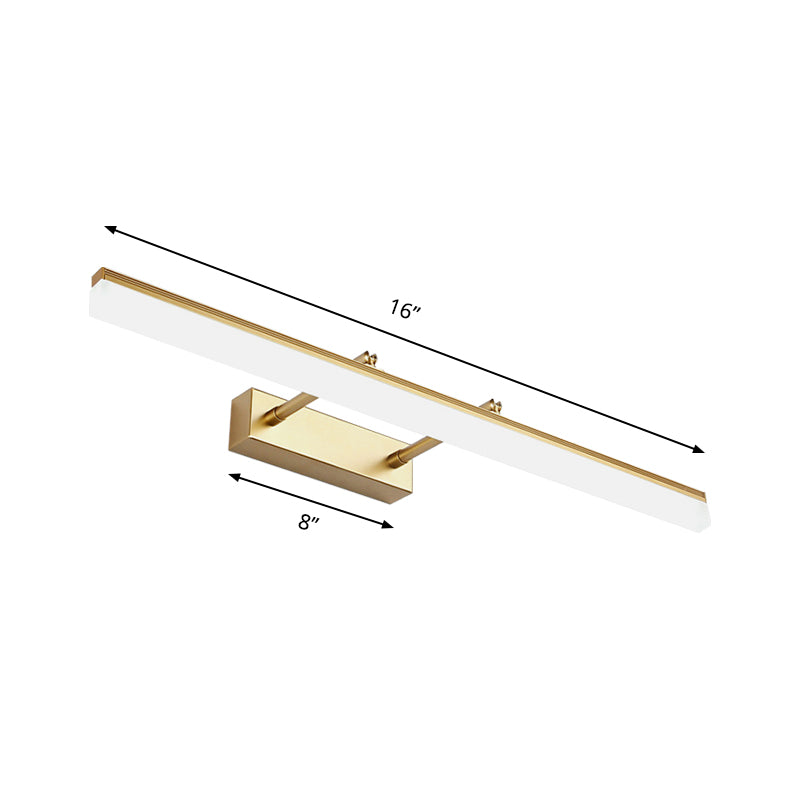 Moderne Wandlampe 16"/19.5" für stilvolle Badezimmerbeleuchtung