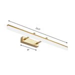 Moderne Wandlampe 16"/19.5" für stilvolle Badezimmerbeleuchtung