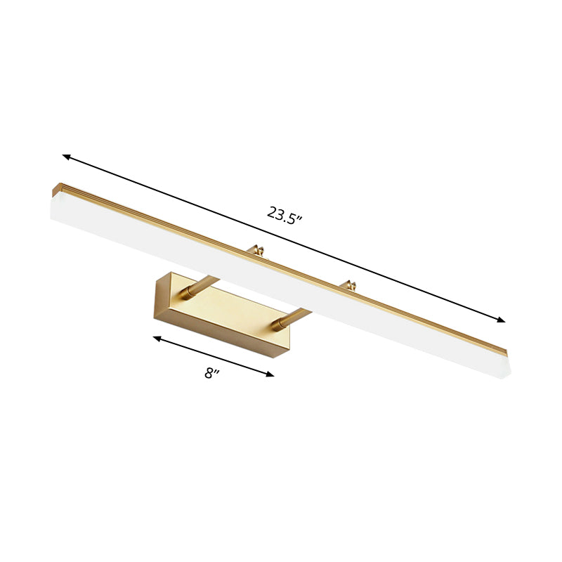 Moderne Wandlampe 16"/19.5" für stilvolle Badezimmerbeleuchtung