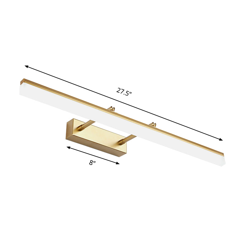 Moderne Wandlampe 16"/19.5" für stilvolle Badezimmerbeleuchtung