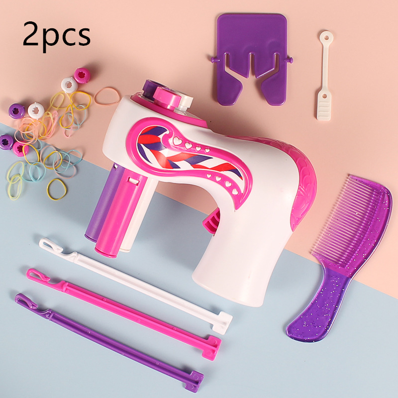 Haarflechtgerät für Kinder – DIY Set mit Zubehör und Perlen