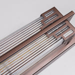 Elegante LED Außenwandleuchte mit Edelstahl und Glas