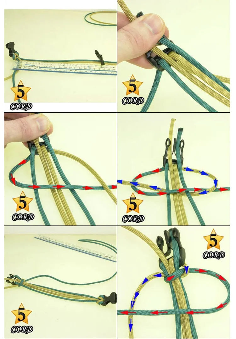 Multifunktionales Überlebensarmband mit 15 Funktionen | GearGuard
