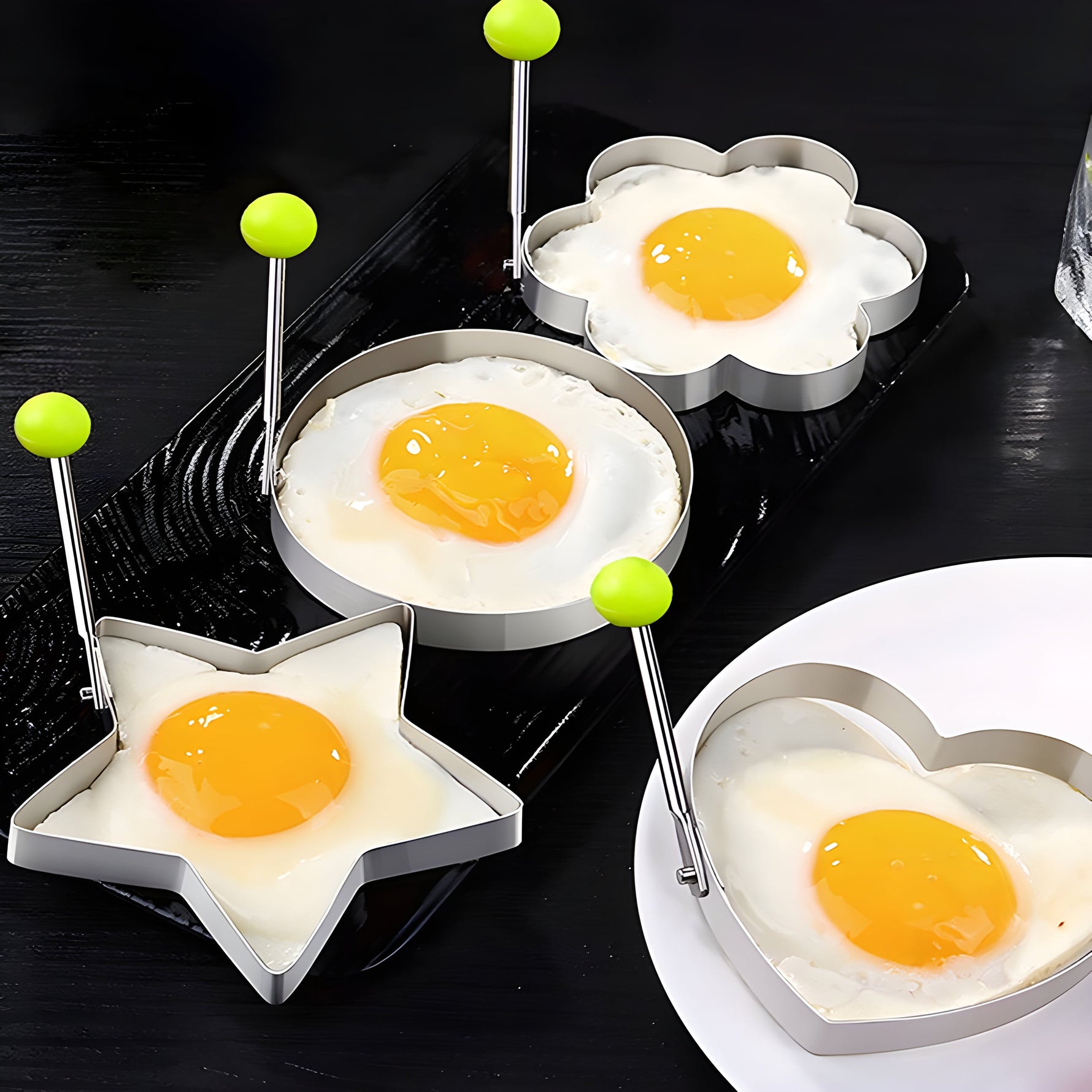 Egg Magic | Stainless Steel Rings for Creative Breakfast Delights