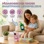 Interactive learning toy in a smartphone design for children