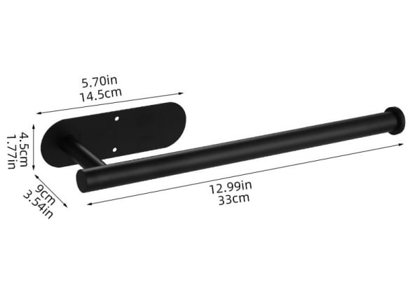 Eleganter Küchenrollenhalter aus Edelstahl für optimale Ordnung