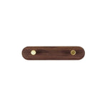 NaturaLine | Eleganter Holz-Wandgarderobenhaken mit Messinghaken