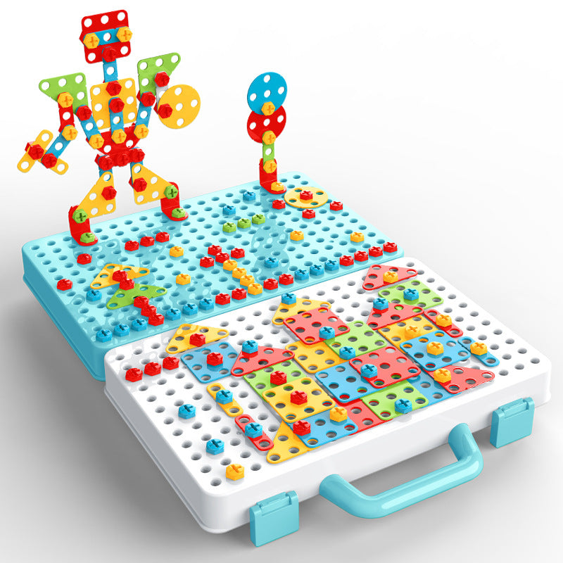 Spielzeugbox für kreative Montagen