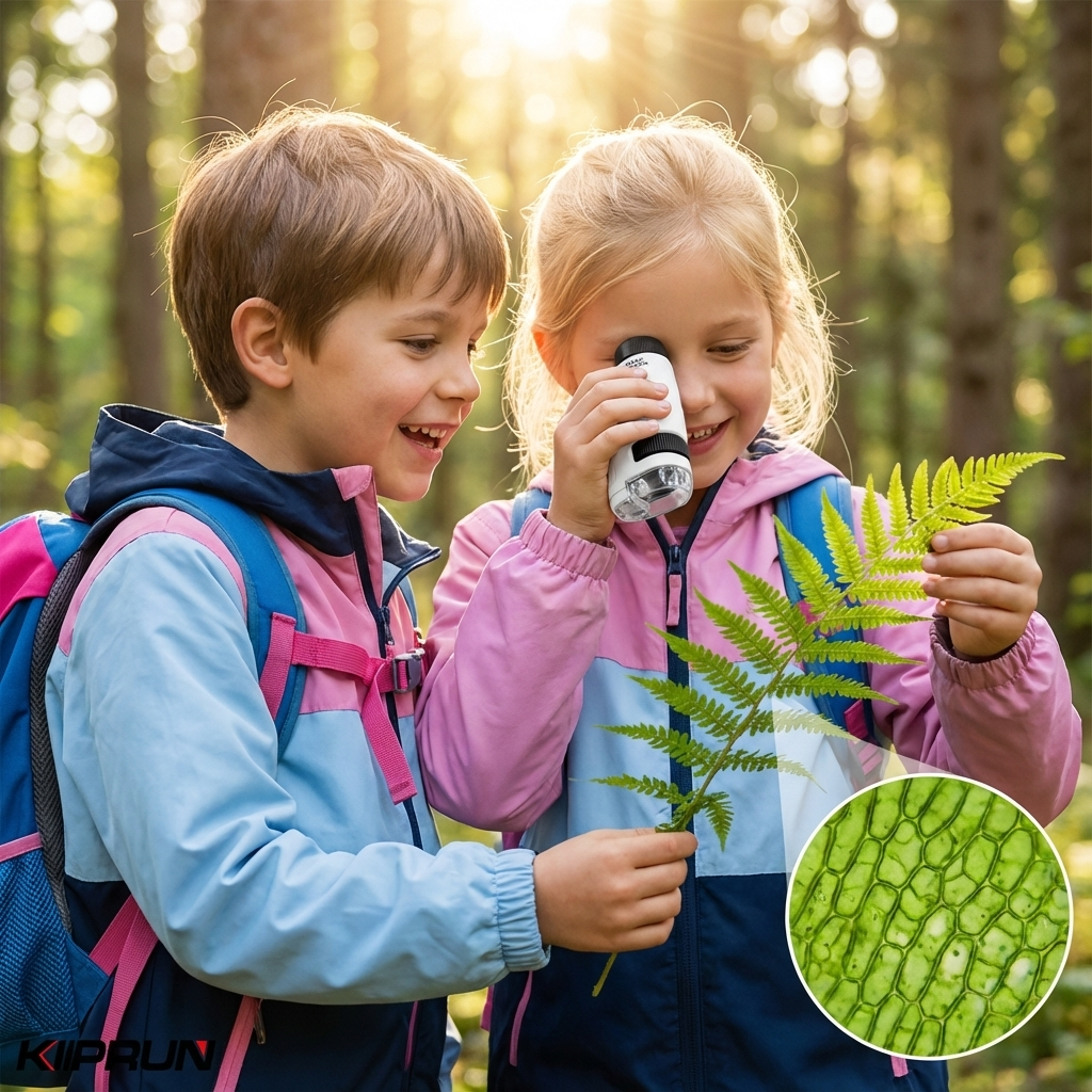 Mikroskop für Kinder – Entdeckungsset für junge Forscher