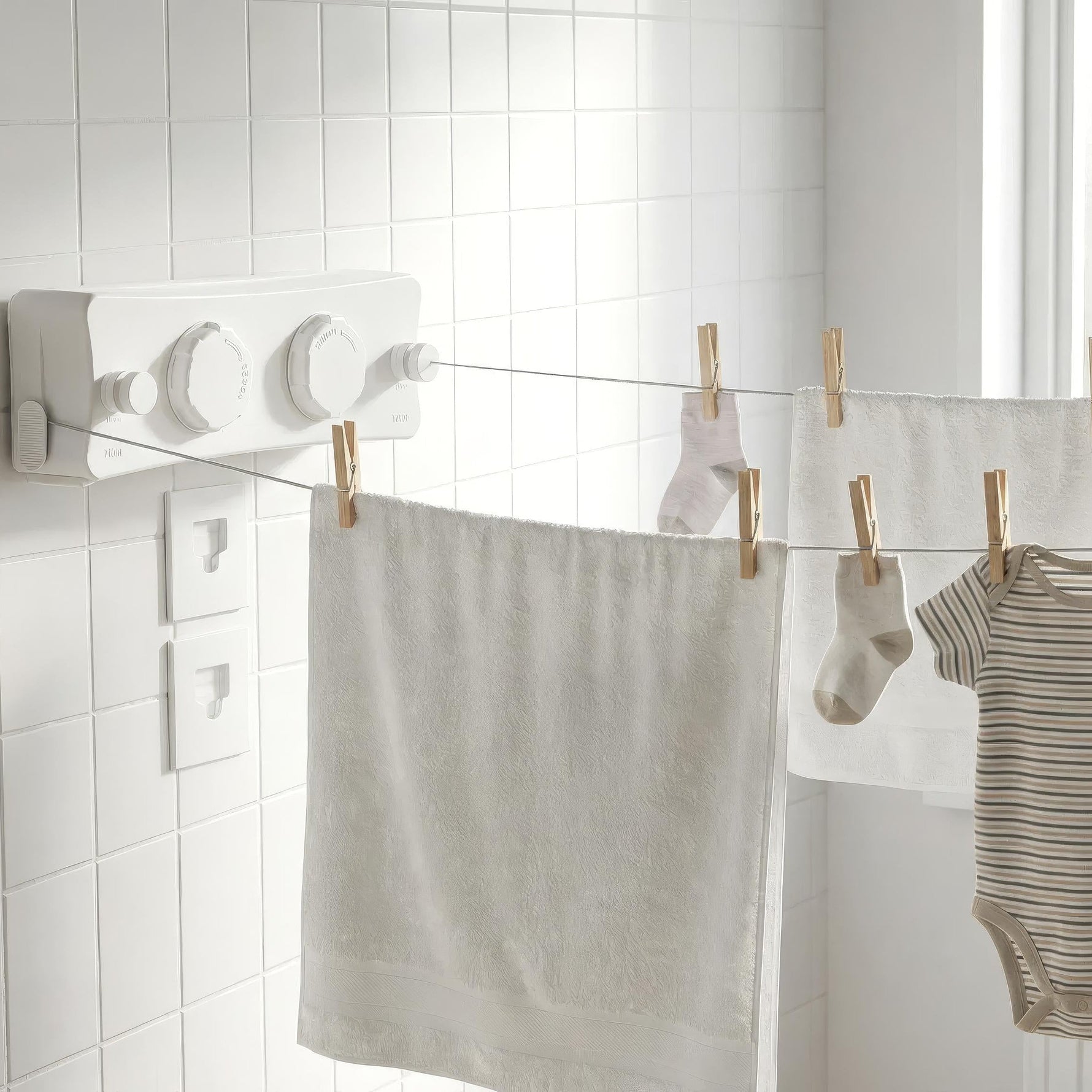 FlexiDry – Ausziehbare Wäscheleine für effizientes Trocknen