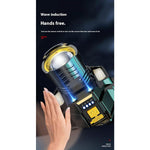 Wiederaufladbare LED-Stirnlampe mit Zoom-Funktion