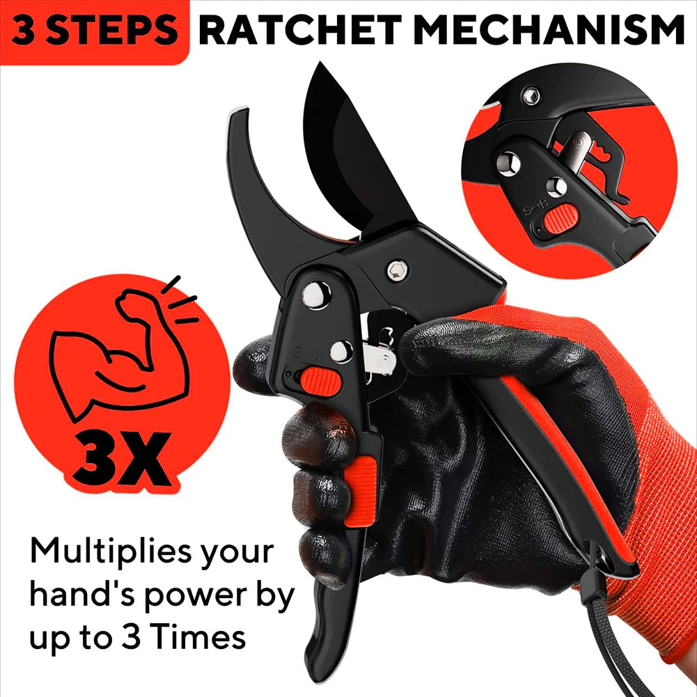 Ergonomic Garden Pruners for Effortless Cutting | Premium Quality