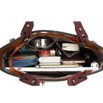 Vintage Handtasche mit doppelter Fronttasche