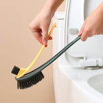 Zweiseitige Toilettenreinigungsbürste mit Flockung