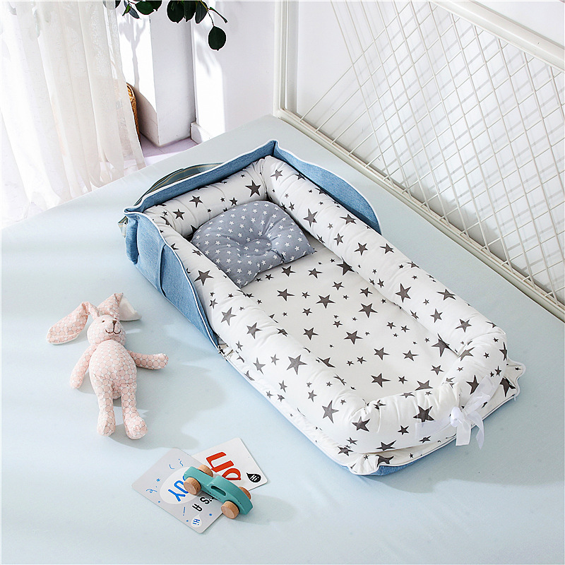 Faltbares Babybett mit Kissen – Tragbares Design für unterwegs
