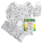 Selbstgestaltbarer Kinderpyjama zum Ausmalen