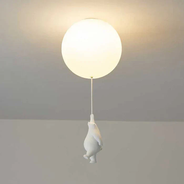 Bärchen & Ballon Pendelleuchte – Sanftes Licht für jeden Raum