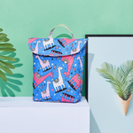 Windeltasche mit Reißverschluss – Wasserdichter Wetbag für den Kinderwagen