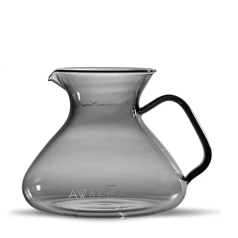 15 oz Kaffeekaraffe aus Glas mit Filter, hitzebeständig