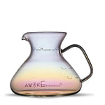 Eleganter 450ml Kaffeebereiter aus hitzebeständigem Glas