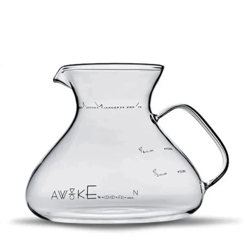 Eleganter 450ml Kaffeebereiter aus hitzebeständigem Glas