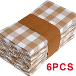 16" Wiederverwendbares Tischdecken-Set aus Polyester mit Platzdeckchen