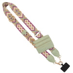 Stylish carrying strap for smartphones and cards