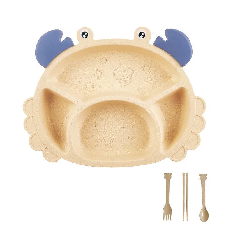 Essgeschirr Set für Kinder – 6 Teile – Krebs Design