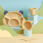 Essgeschirr Set für Kinder – 6 Teile – Krebs Design