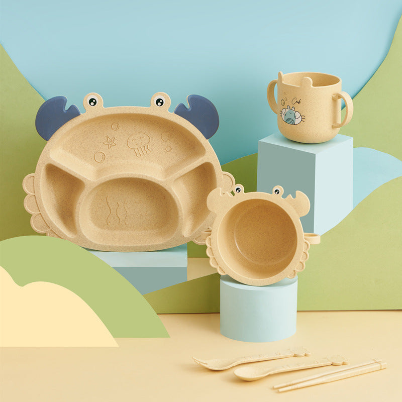 Essgeschirr Set für Kinder – 6 Teile – Krebs Design