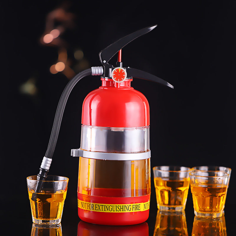 2L Innovativer Getränkespender im Feuerlöscher-Design