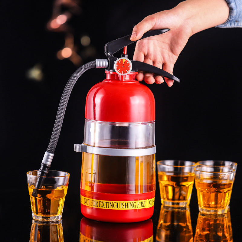 2L Innovativer Getränkespender im Feuerlöscher-Design