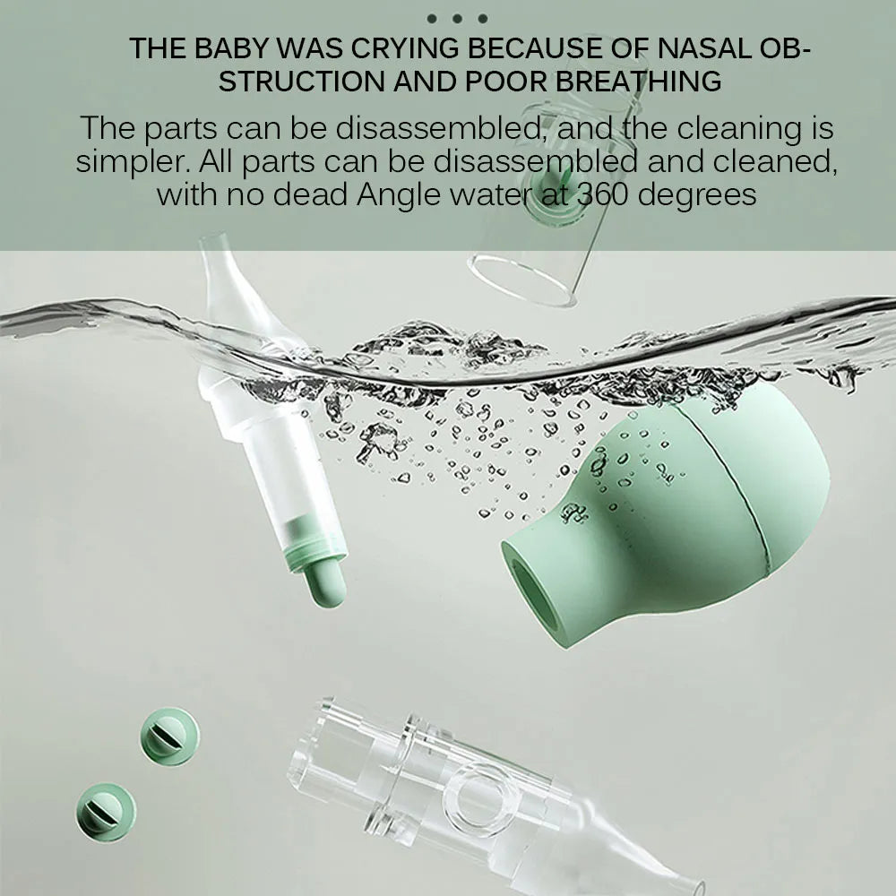Sanfter Nasensauger für Babys – Nasenreiniger mit weicher Silikonspitze