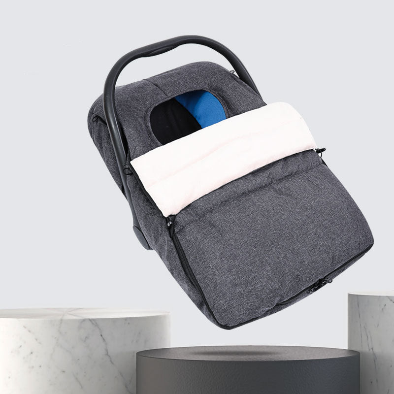 Winterfester und wasserabweisender Fußsack für Kinderwagen und Babyschale
