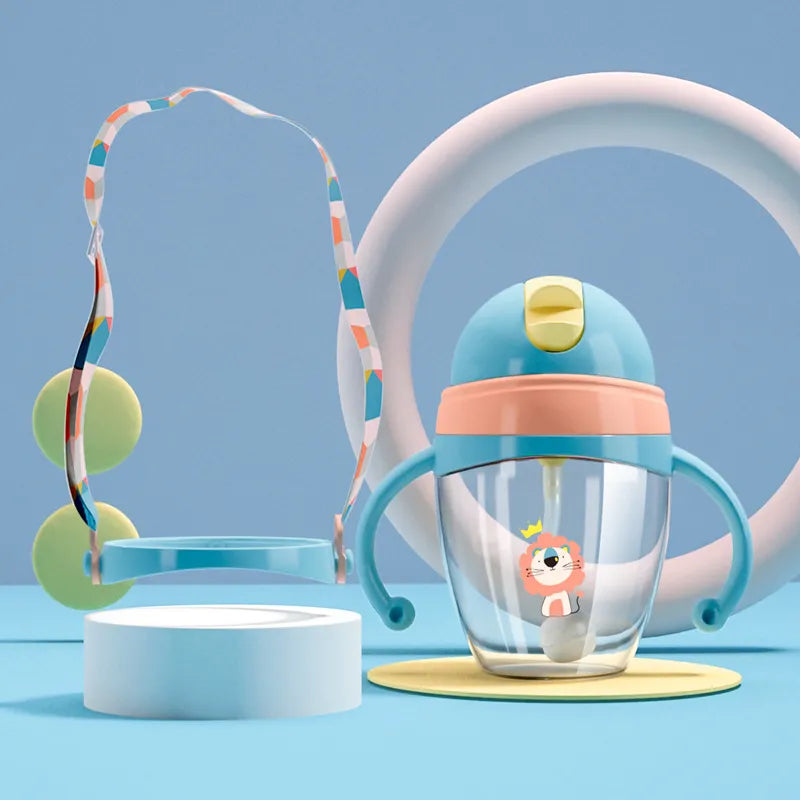 Sippy Cup mit Katzenmotiv – Kinder Trinkbecher mit Griff