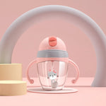 Sippy Cup mit Katzenmotiv – Kinder Trinkbecher mit Griff