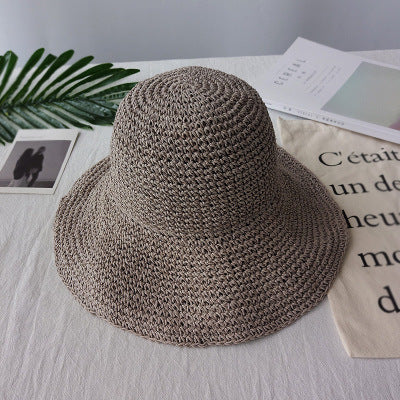 Faltbarer Sonnenhut mit breitem Rand für Damen